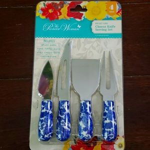 Pioneer Woman Cheese Knife Serving Set